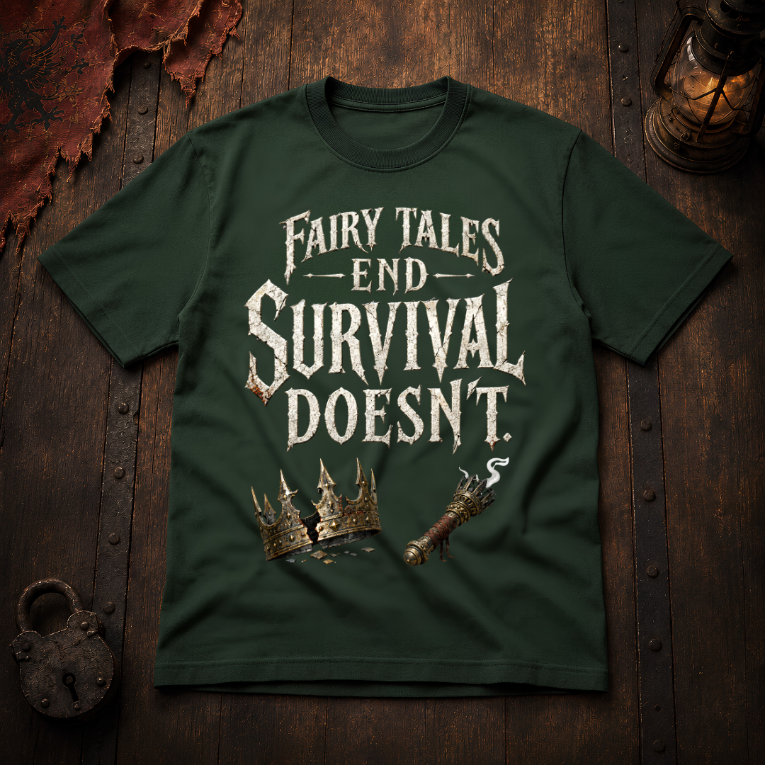 Fairy Tales End, Survival Doesn't T-Shirt