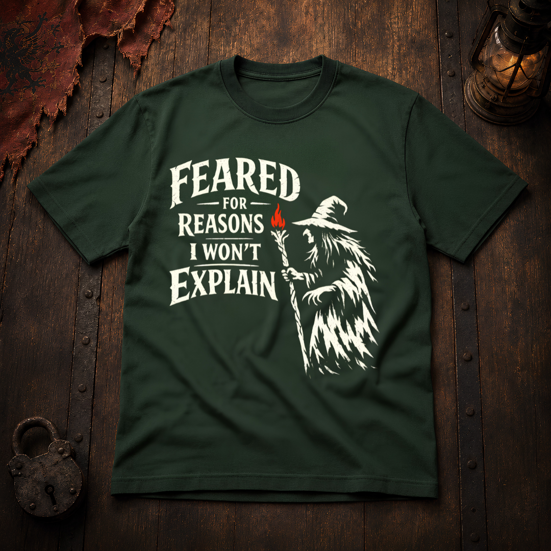Feared for Reasons I Won't Explain T‑Shirt