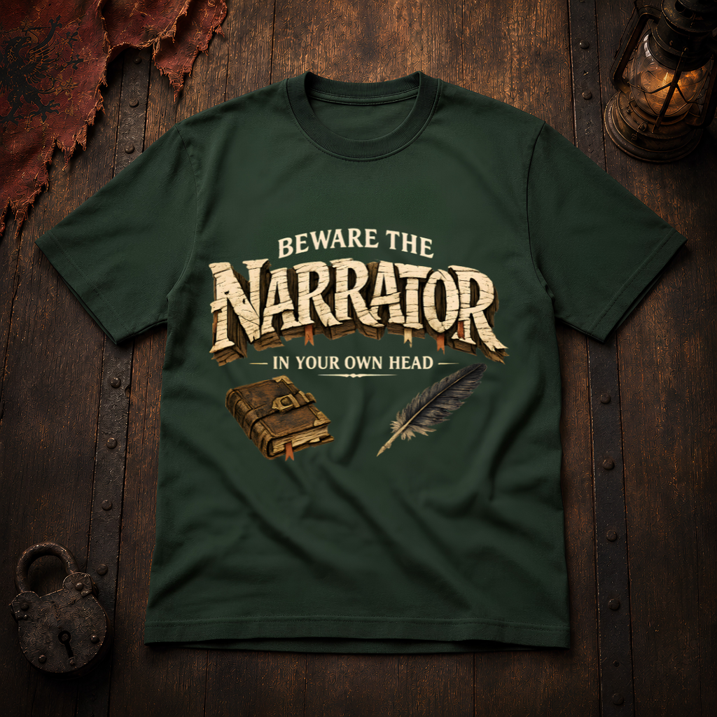 Beware the Narrator in Your Own Head T-Shirt