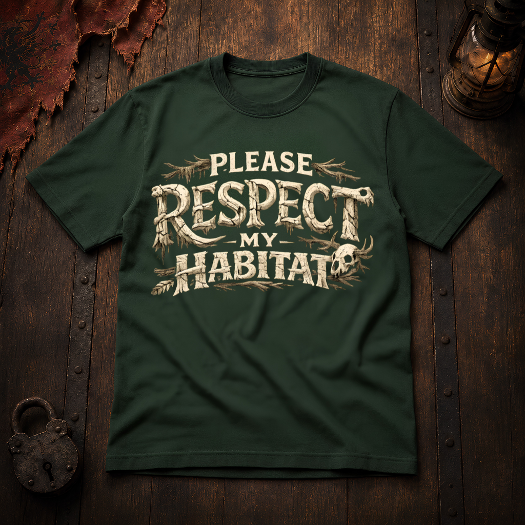 Please Respect My Habitat T‑Shirt