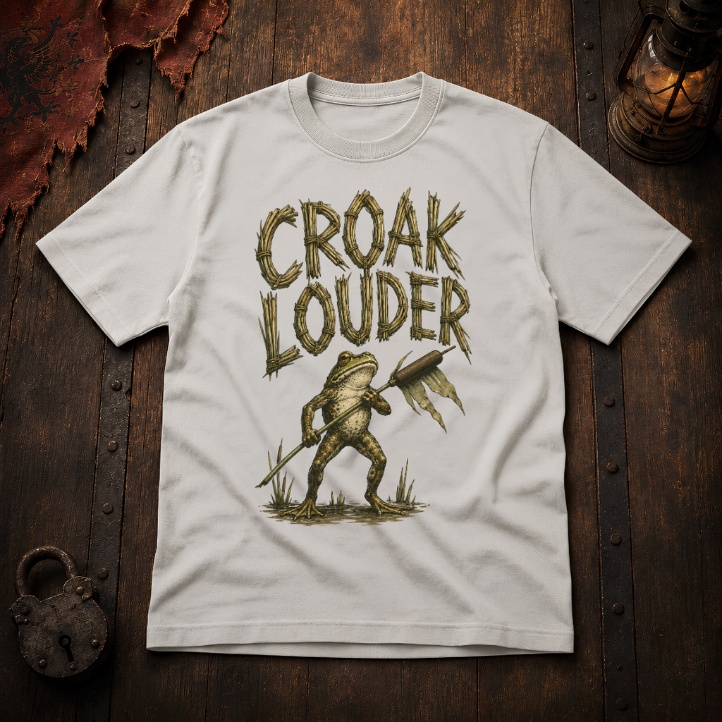 Croak Louder Frog Graphic T-Shirt