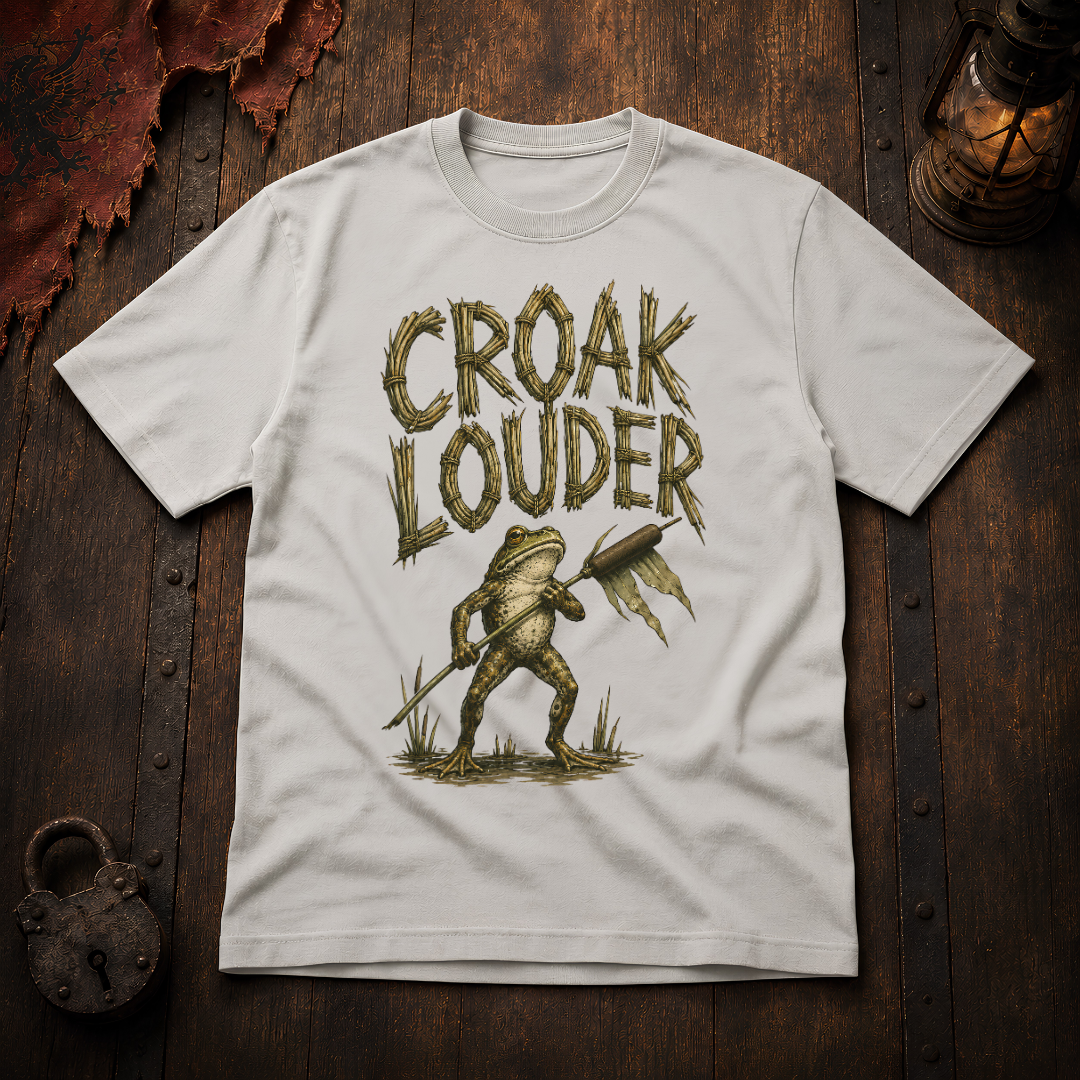Croak Louder Frog Graphic T-Shirt