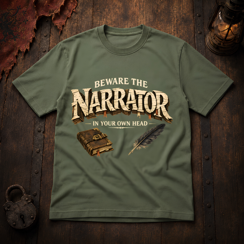 Beware the Narrator in Your Own Head T-Shirt