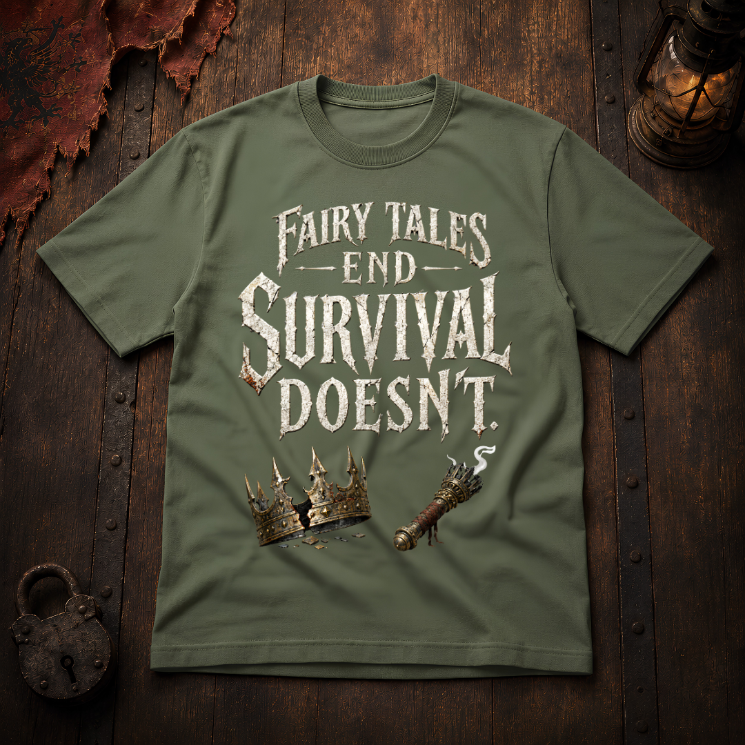 Fairy Tales End, Survival Doesn't T-Shirt