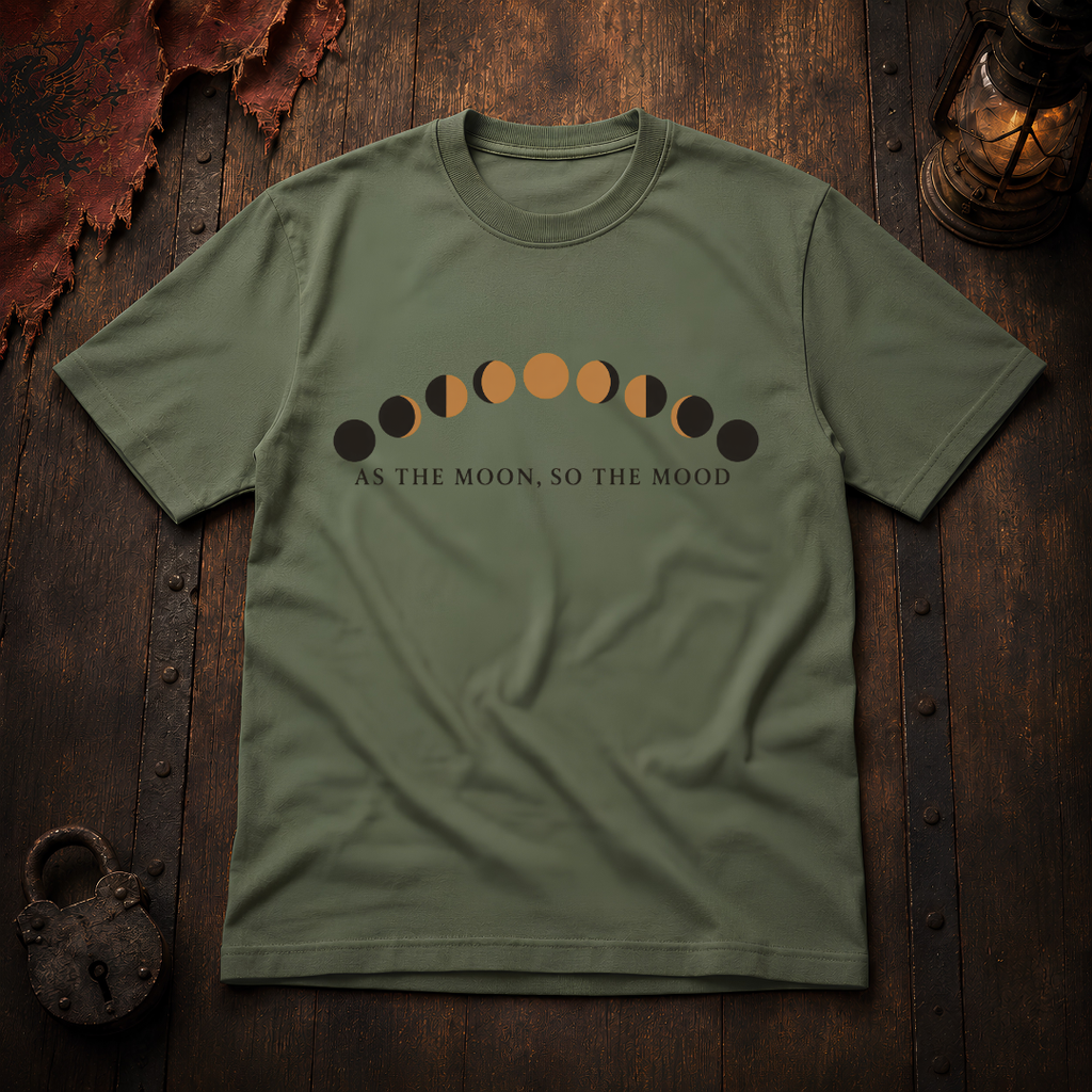 As the Moon, So the Mood T-Shirt