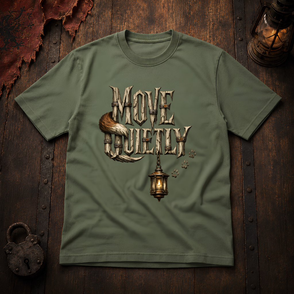 Move Quietly Rustic Fox T-Shirt