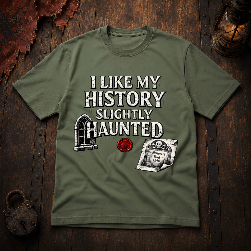 I Like My History Slightly Haunted T-Shirt