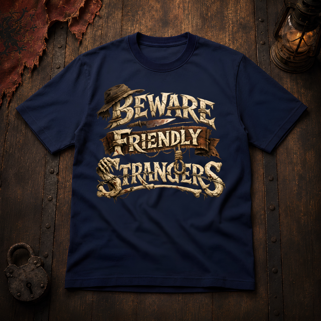Beware Friendly Strangers T-Shirt