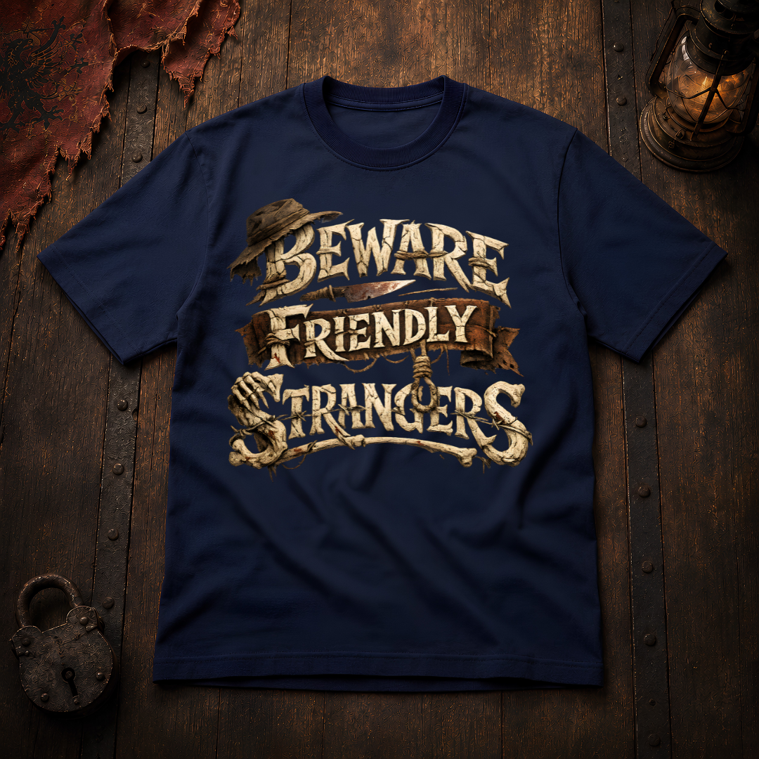 Beware Friendly Strangers T-Shirt