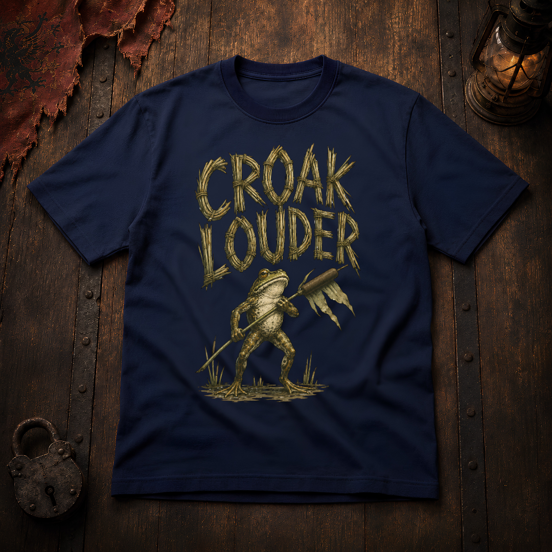 Croak Louder Frog Graphic T-Shirt