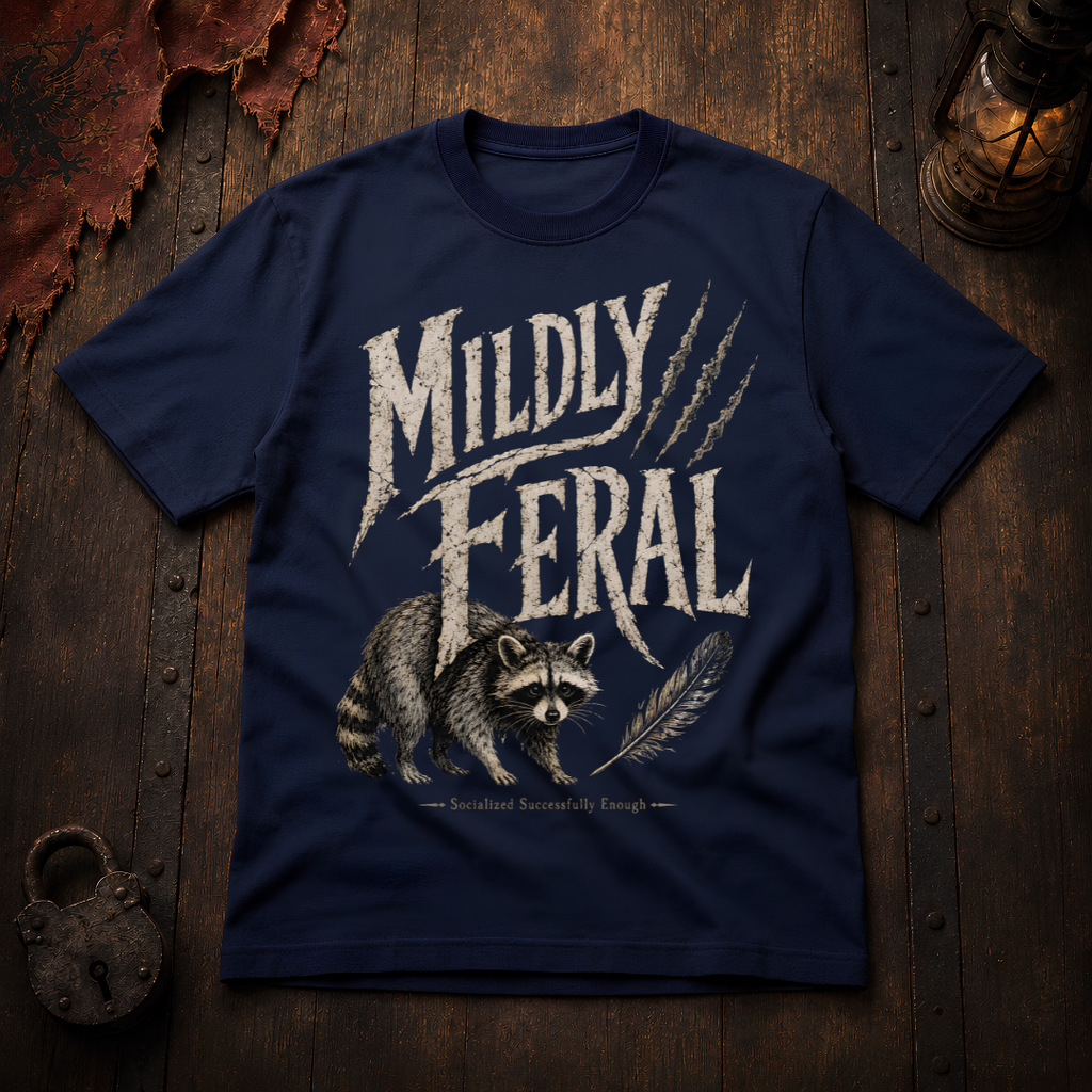 Mildly Feral Raccoon T-Shirt