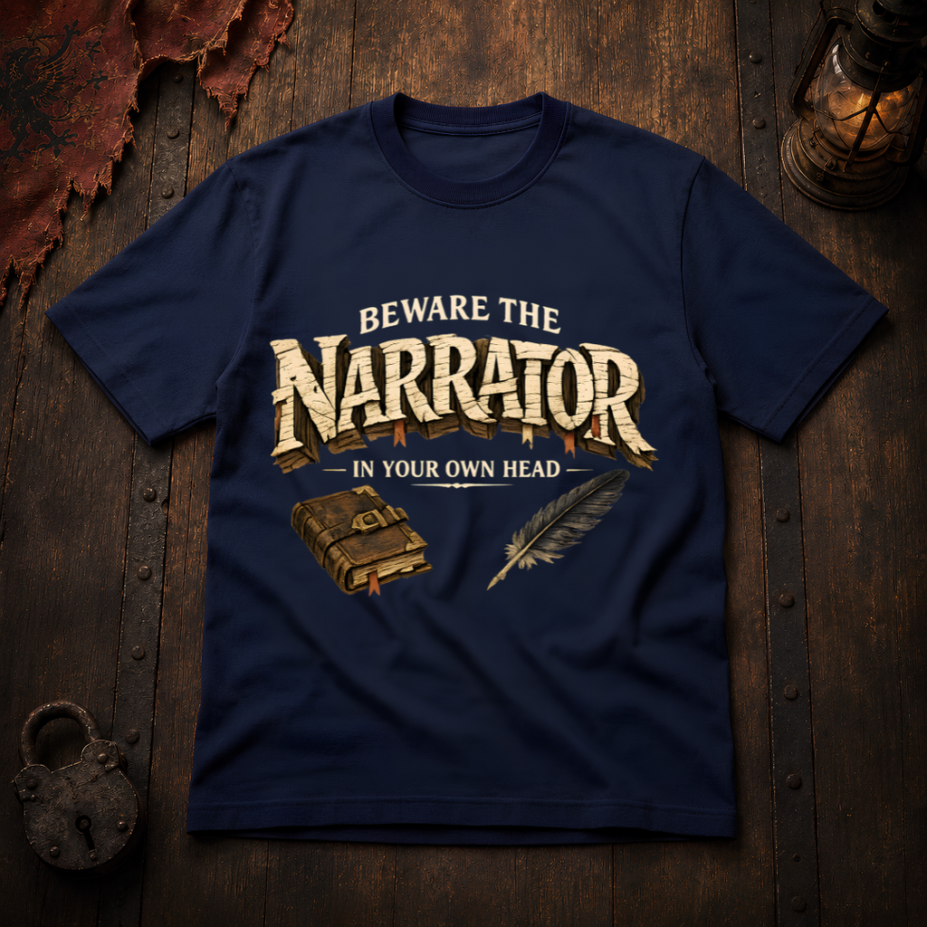 Beware the Narrator in Your Own Head T-Shirt