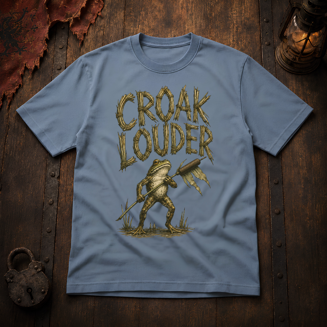 Croak Louder Frog Graphic T-Shirt