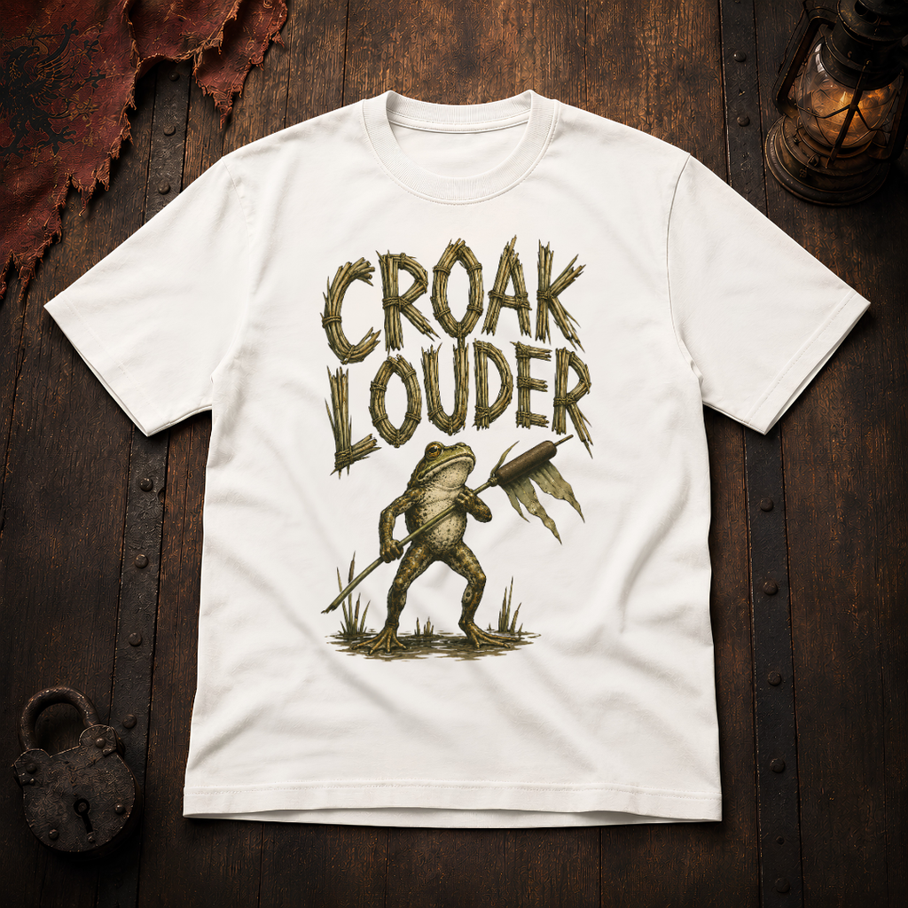 Croak Louder Frog Graphic T-Shirt