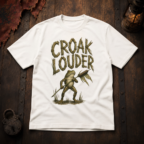 Croak Louder Frog Graphic T-Shirt